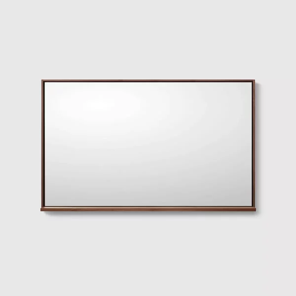 M7/140 Speil 140x86 m/Treramme & Hylle