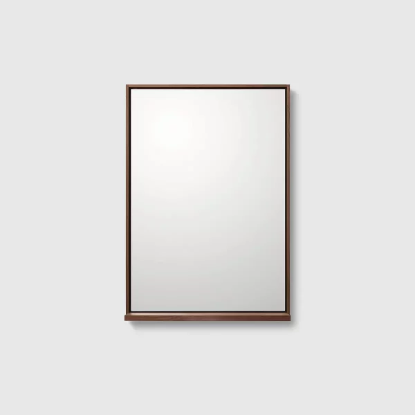 M7/60 Speil 60x86 m/Treramme & Hylle