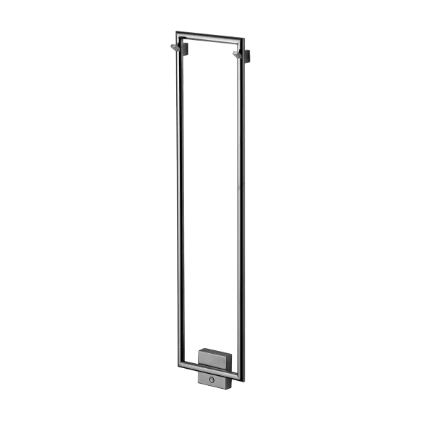 Håndkletørker TW800-200 Black Chrome ED1