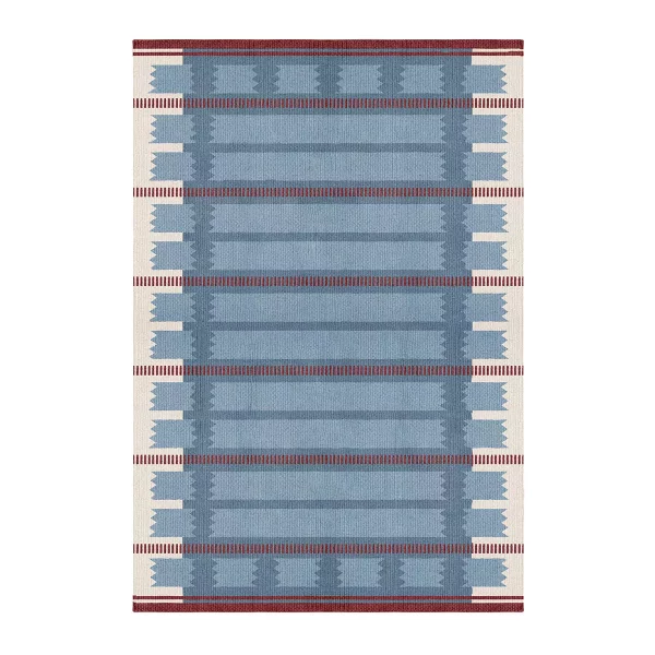 Gulvteppe Röllakan Iris Ullteppe Petrol 250x350cm