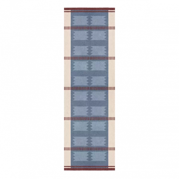 Løper Röllakan Iris Ullteppe Petrol 75x240cm