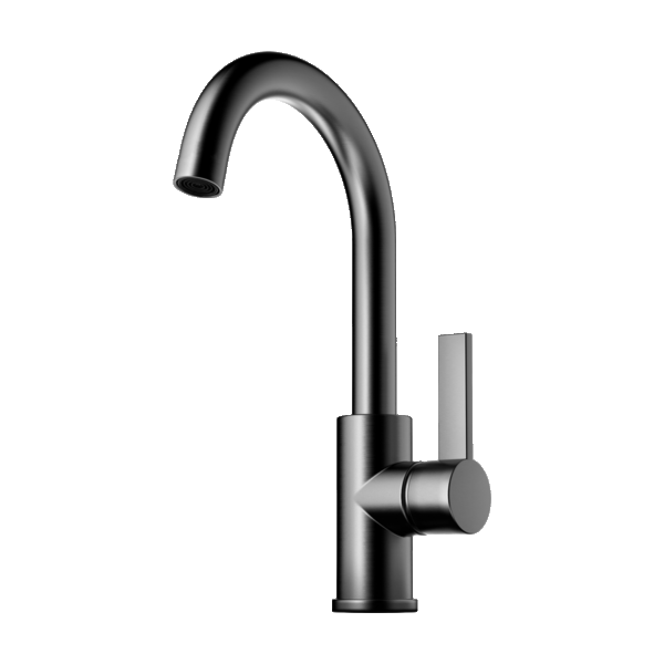 Servantbatteri ARM078 Brushed Black Chrome