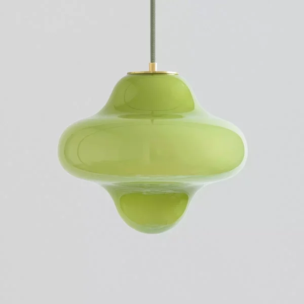 Marshmallow Taklampe Olive Opaline