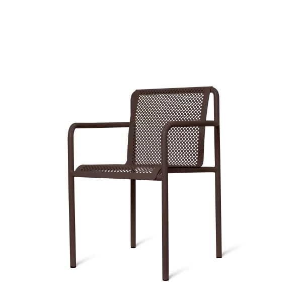 Dapple Utestol m/Armlener Dark Chocolate