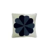 40x40 Maggie Dark Blue/Silver Blue Pute