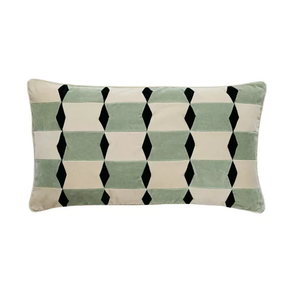 40x70 Florence Mint/Dark White/Emerald Pute