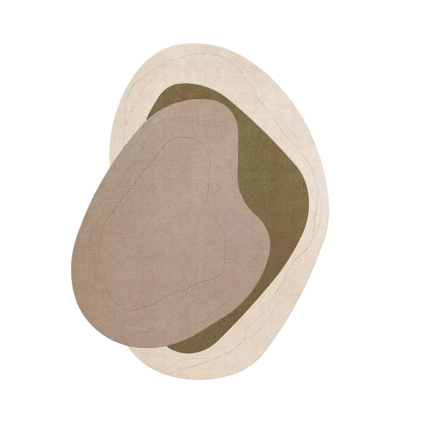 Gulvteppe Erik Bratsberg Lozza Olive 270x350cm