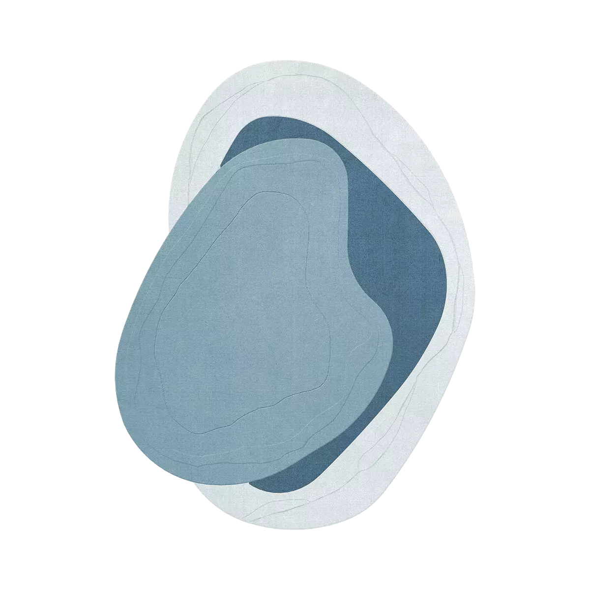 Gulvteppe Erik Bratsberg Lozza Teal 270x350cm
