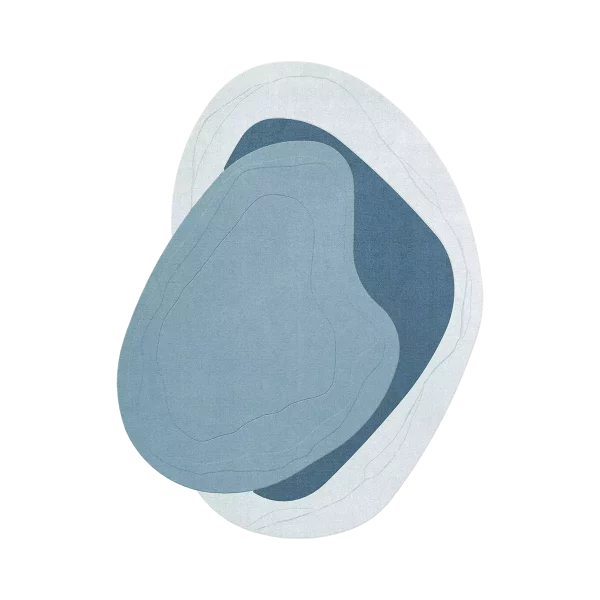 Gulvteppe Erik Brattberg Lozza Teal 210x270cm