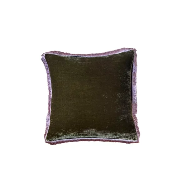 Pute Olive Mud / Vintage Plum 50x50