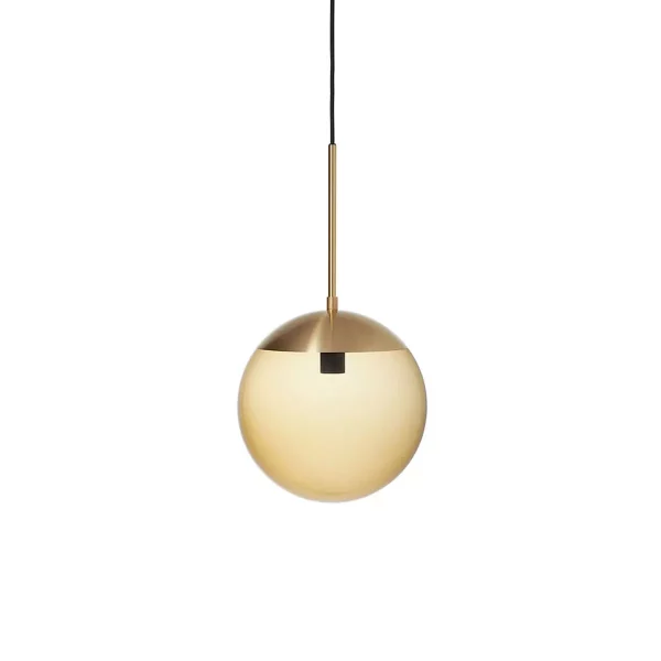 Lord Pendel Ø30 Brass Amber