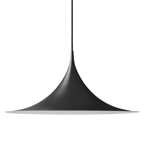 Semi Pendel Taklampe Ø60 Matt Black