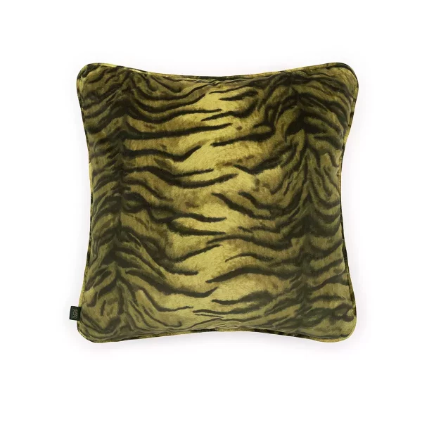 Pute 60x60 Caspian Velvet Piped Umber