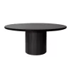 Moon Spisebord Eikefiner Sort/Brun Ø150