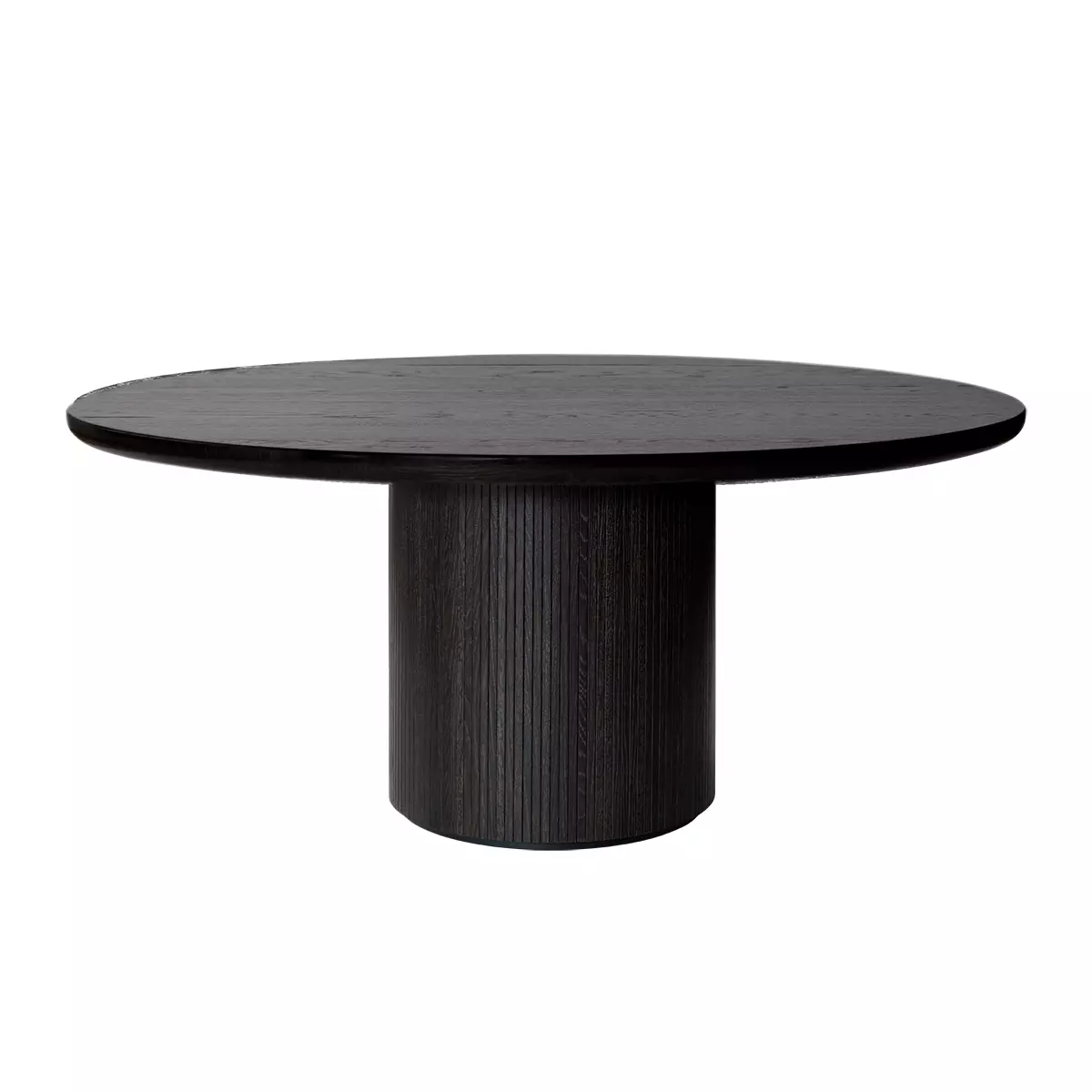 Moon Spisebord Eikefiner Sort/Brun Ø150