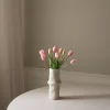 Kunstig Blomst Bukett 10stk Tulip Light Pink