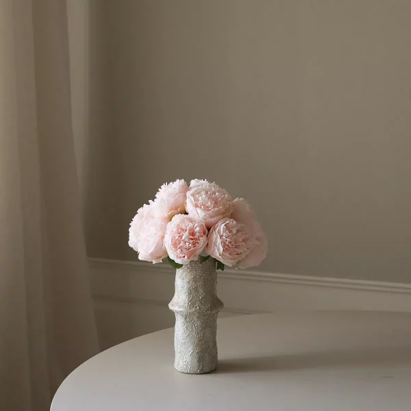 Kunstig Blomst Bukett 10stk Peony Light Pink