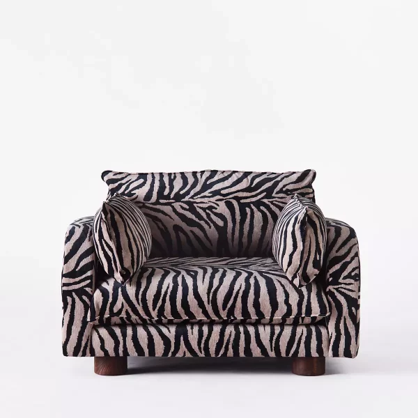 Miles Loveseat Zebra