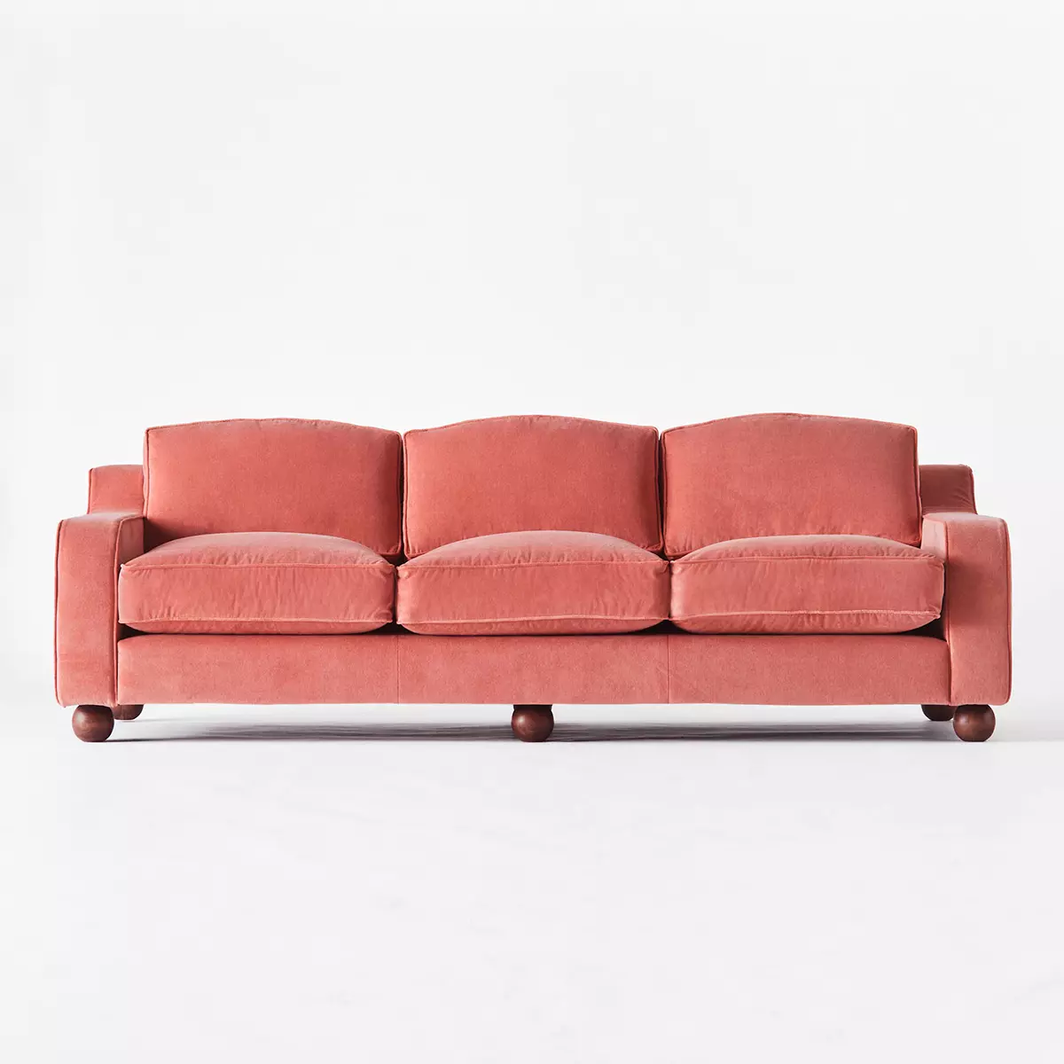 Lola Sofa Velvet Vintage Pink
