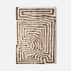 Gulvteppe Psychedelic Labyrinth Beige 200x300cm