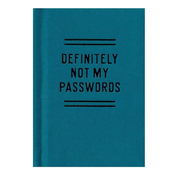 Definitely Not My Passwords - Password Diary