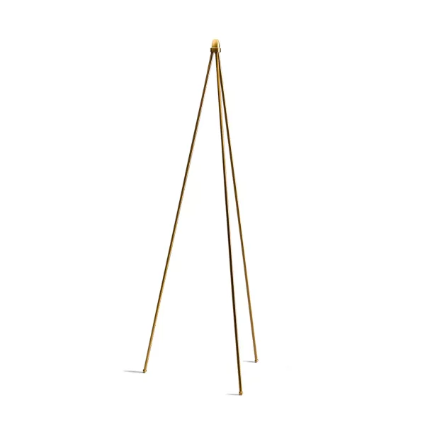 Oslo Wood Lampefot Gold