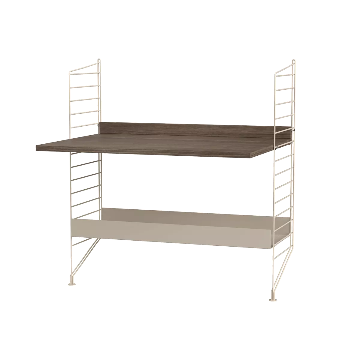 BARNEROM A Beige/Valnøtt
