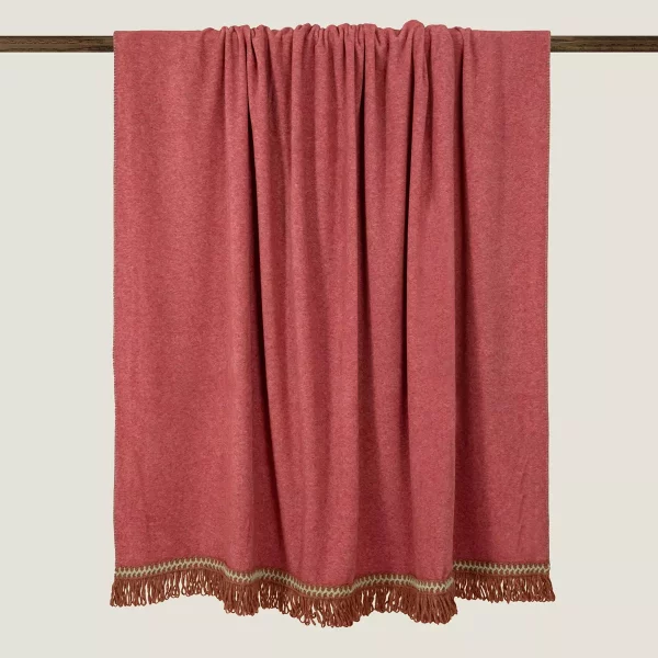 Pledd Soft Bamboo Rosa 160x200