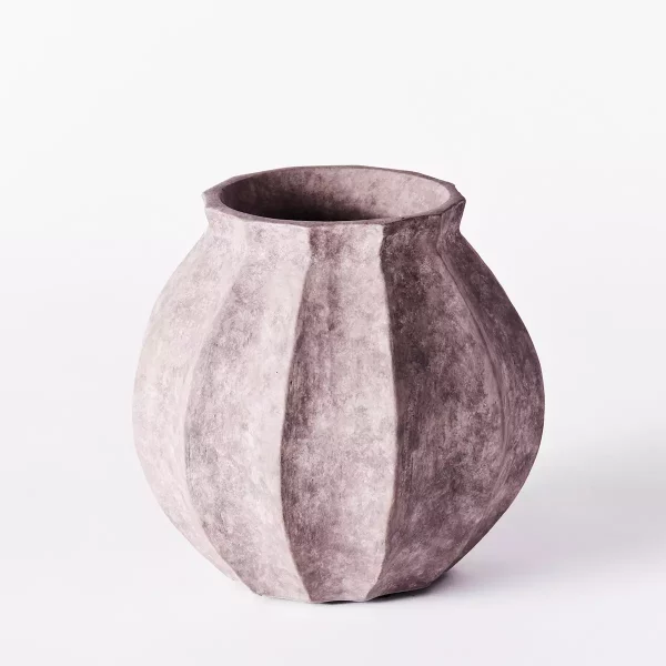Vase Wedges Grey