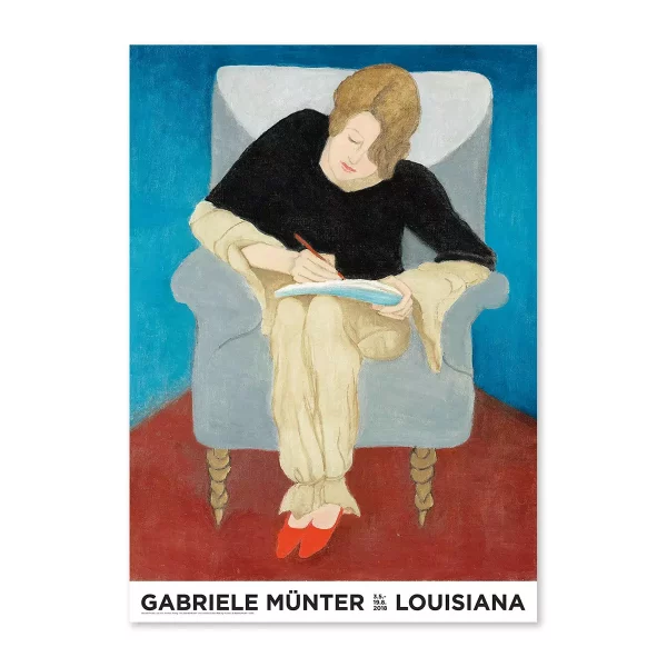 Poster Gabriele Münter Lady in an Armchair