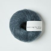 KFO Soft silk mohair, Støvet Petroleumsblå