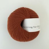Knitting for Olive Merino, Brændt orange