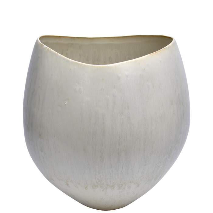 ISSA Potte/vase lava white (stor)