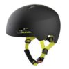 Alpina Hackney Junior Hjelm (Black-Neon Yellow Matt)