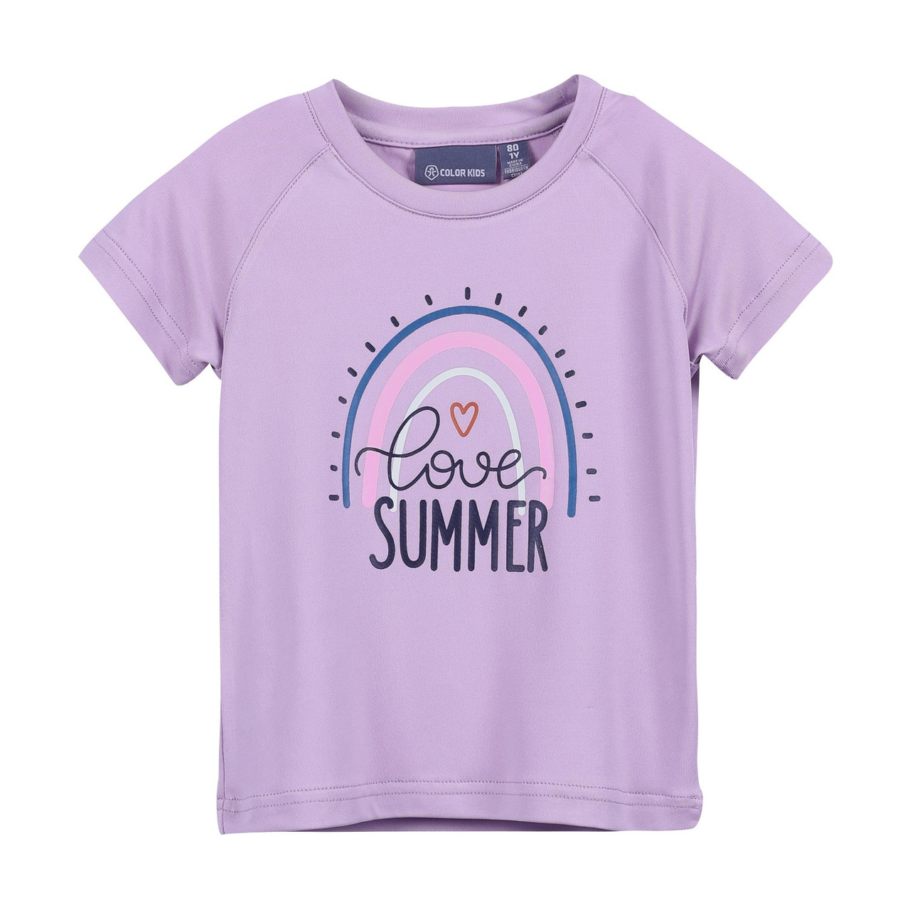 Color Kids - T-skjorte m/trykk (Lavender Mist)