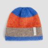 Morild Norway Eirin Stripe Lue med refleks (Blå/Oransje)