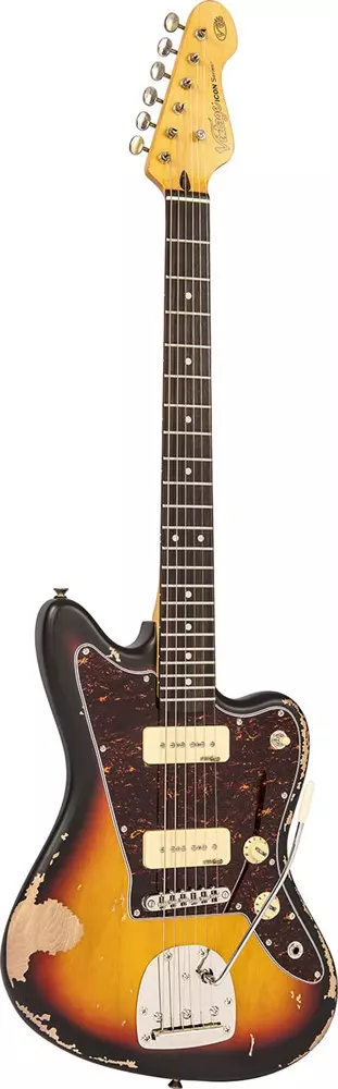 Vintage V65 Icon Vibrato Distressed Sunburst