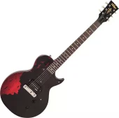 Vintage V120 Icon Distressed Black over Cherry