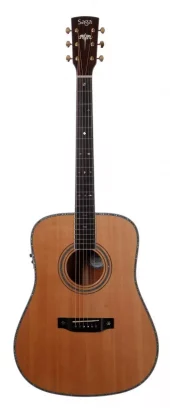 Saga Stålstrengs akustisk gitar SL 55 E
