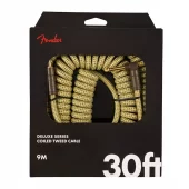 Fender deluxe Coil Cable 9m Yellow Tweed
