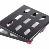 SX aluminum alloy pedal board, 45x31x9cm, with heavy duty bag