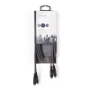 Nedis Stereo lydkabel 2x RCA Han | 2x RCA Han | Nikkel belagt | 1.50 m | Rund