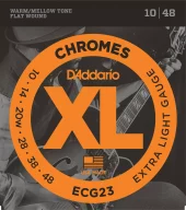 D'Addario CHROMES strengesett el.gitar - ECG23. Extra Light.