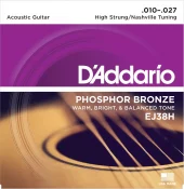 D'Addario Phosphor Bronze Nashville Tuning 010-027