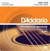D'addario Phosphor Bronze 12-strengsset