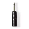 Nedis XLR-adapter XLR 3-Pin Han | 6.35 mm Han