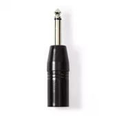 Nedis XLR-adapter XLR 3-Pin Han | 6.35 mm Han