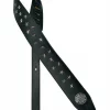 Gaucho Biker Series guitar strap Chrome Stars