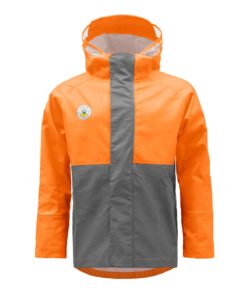 Isfjord jakke orange/grå