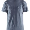 T-skjorte med 3D-print Blå limited